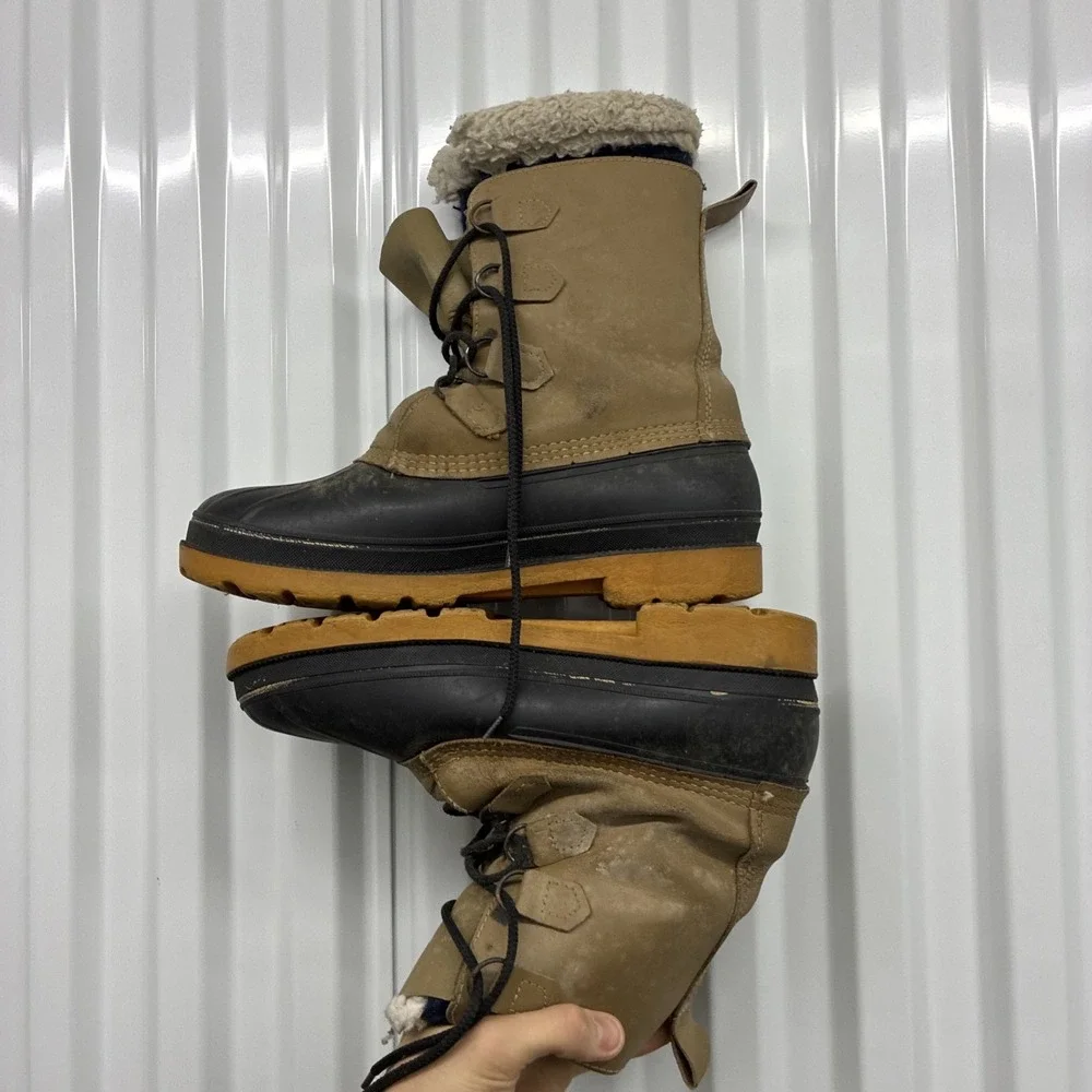 KAMIK MEN'S INSULATED WATERPROOF HUNTER DUCK BOOTS SIZE 9 M